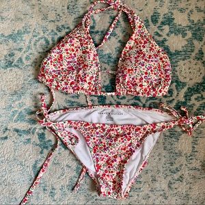 🌼🌸👙 Floral Pattern String Bikini 👙 🌸🌼